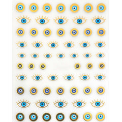 Nail Sticker - Evil Eye (Metallic)