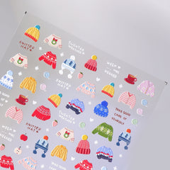 5D Nail Sticker - Cute Sweater