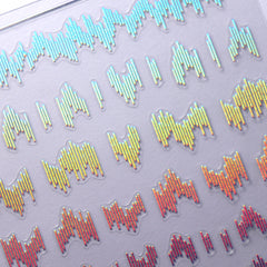 Chrome Nail Sticker - Holo Strips