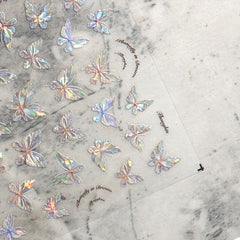 5D Nail Sticker - Butterfly in Dream