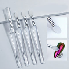 Silicone Nail Chrome Powder Applicator (4 Pcs)