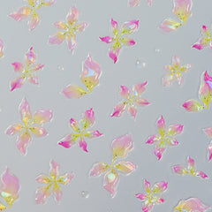 Jelly Nail Sticker - Crystal Lily