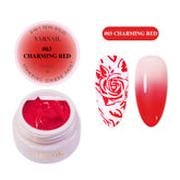 3-in-1 Stamping Ombre Paint Gel - 03 Charming Red