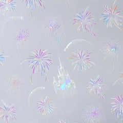 Shell Nail Sticker - Fireworks & Castle