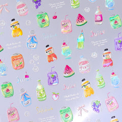 Shell Nail Sticker - Summer Soda