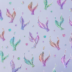 Jelly Nail Sticker - Holo Mermaid
