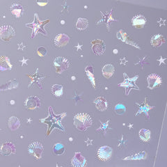 Shell Nail Sticker - Ocean Shells