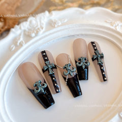 Retro Cross Nail Art Charms