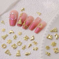 Christmas Nail Charms - Alloy