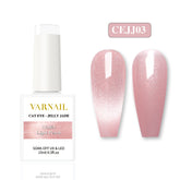 Jelly Jade Cat Eye - CEJJ03 Light Peach