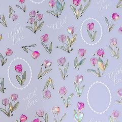 Chrome Nail Sticker - Tulip
