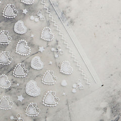 5D Nail Sticker - Heart Sweater