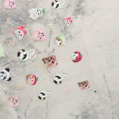 5D Nail Sticker - Cats 01