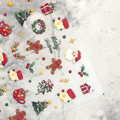 5D Nail Sticker - Christmas 04