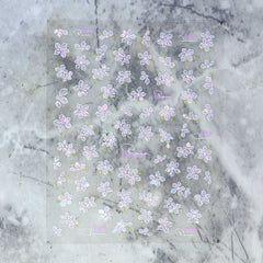 Shell Nail Sticker - Begonia Flower