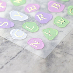 Chrome Nail Sticker - Wax Seal 01