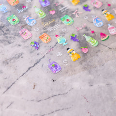 Shell Nail Sticker - Summer Soda