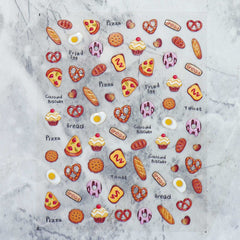 Jelly Nail Sticker - Dessert