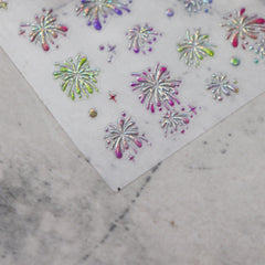 Chrome Nail Sticker - Brilliant Fireworks