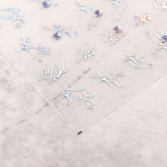 Rhinestone Nail Sticker - Romantic Night Sky