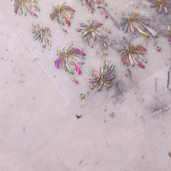 Chrome Nail Sticker - Holo Fireworks