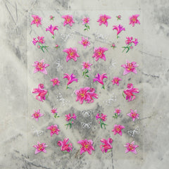 5D Nail Sticker - Lily
