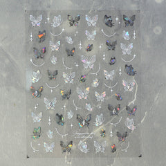 Rhinestone Nail Sticker - Goodnight Butterfly