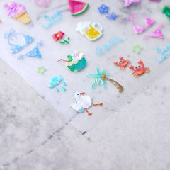 Shell Nail Sticker - Summer Beach