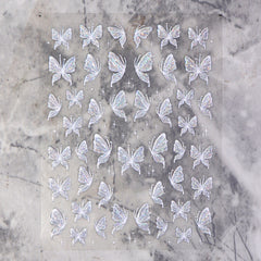 Jelly Nail Sticker - Holo Butterfly