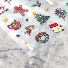 5D Nail Sticker - Christmas 04
