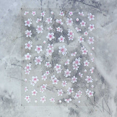 Shell Nail Sticker - Pink Flower