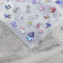 Shell Nail Sticker - Oil Painting Flower