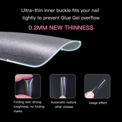 Multifunctional Soft Gel Nail Tips - Coffin