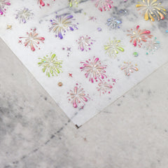 Shell Nail Sticker - Brilliant Fireworks