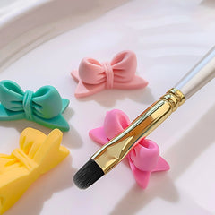 Bowknot Nail Brush Holder