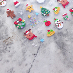 Rhinestone Nail Sticker - Christmas