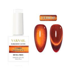 Dark Rose Cat Eye (Hema-Free) - CEDR05 Midnight Sun