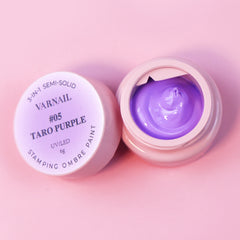 3-in-1 Stamping Ombre Paint Gel - 05 Taro Purple