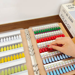 Magnetic Nail Color Display Swatch Book
