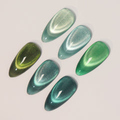 Green Forest Cat Eye (Hema-Free) - CE2405 Green Light