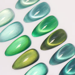 Hema-Free Green Forest Cat Eye Set C24