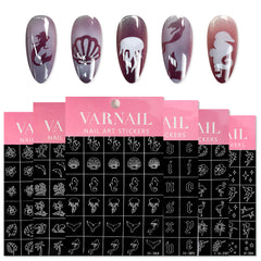 Nail Stickers - Ocean Vibes Hollow Stencil