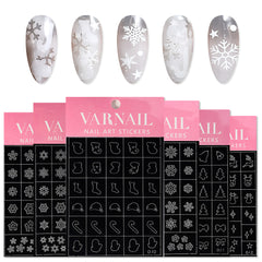 Nail Stickers - Christmas Hollow Stencil