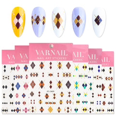 Nail Sticker - Diamond Pattern