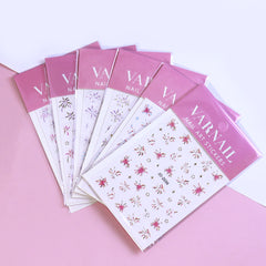 Nail Sticker - Colorful Fireworks