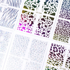 Nail Sticker - Holo Animal Print