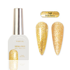 Hema-Free Gel Polish - 148 Gold Bells