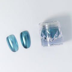 Mirror Metallic Nail Chrome Powder - VM15 Sea Salt Blue