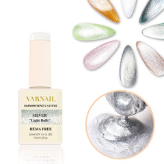 All-powerful Silver Cat Eye Gel (Hema-Free) - Light Bulb