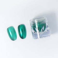 Mirror Metallic Nail Chrome Powder - VM16 Emerald Green